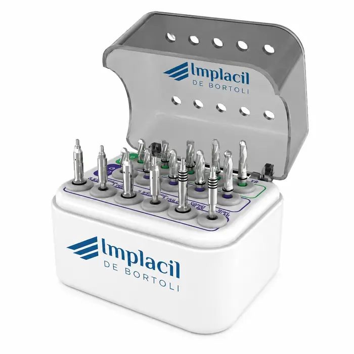 Kit cirúrgico Implacil De Bortoli, primeiro sistema de implantes 100% brasileiro